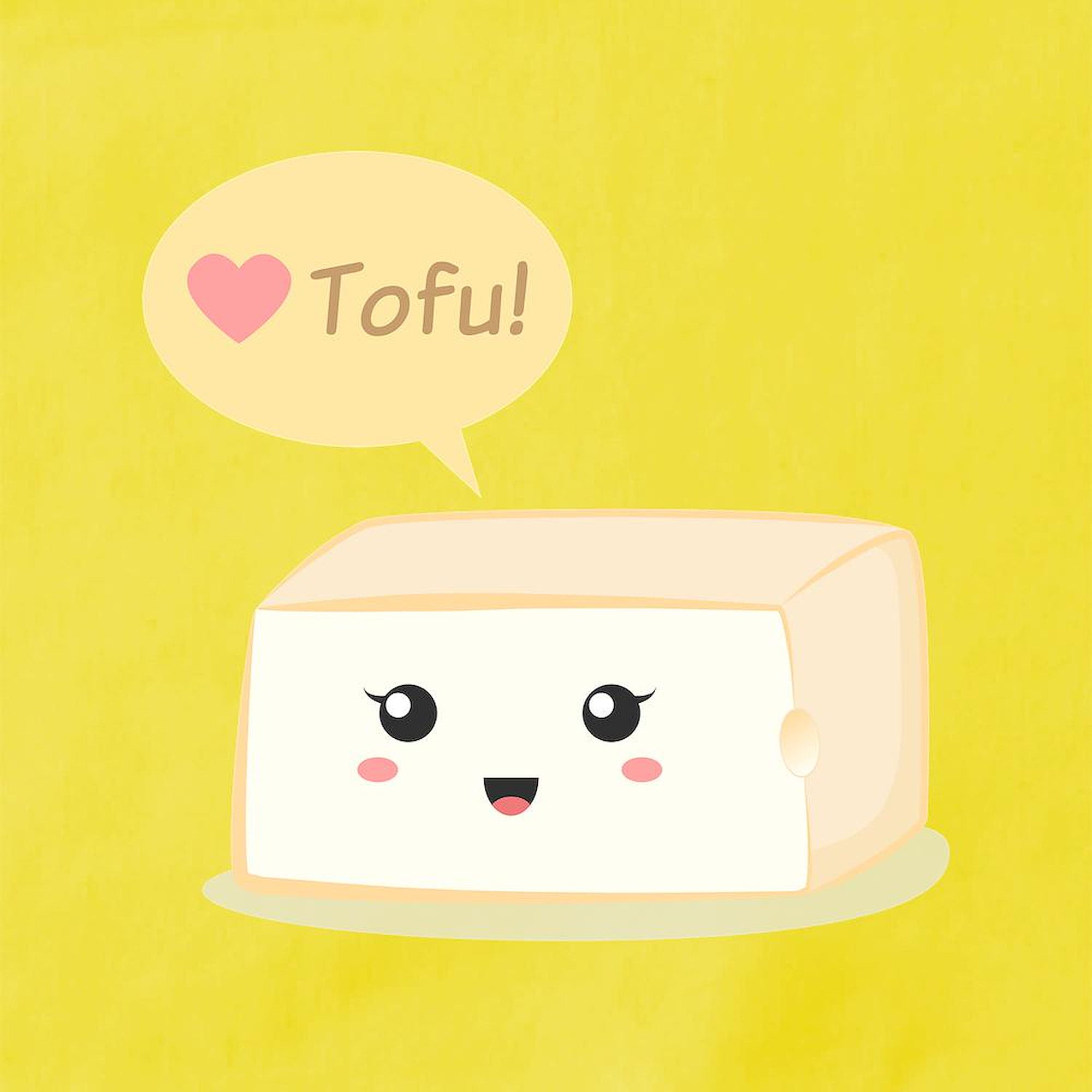 CafePress - Kawaii Tofu Asking People To Love Tofu - Kitchen Apron with Pockets, Grilling Apron, Baking Apron