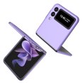 thumbnail image 4 of Feishell Ultra Thin Phone Case for Samsung Galaxy Z Flip3 2021,Shockproof Slim Fit Hard PC Hollow Button Comfortable Hand Grip Anti-Scratch Lightweight Durable Phone Case for Women Men,Purple, 4 of 7