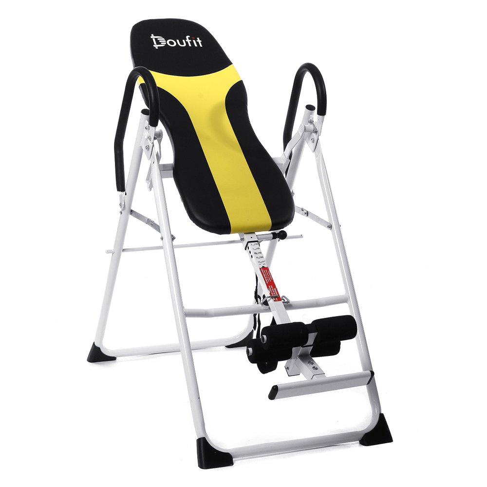 Doufit Gravity Inversion Table Back Therapy Fitness Back Pain Relief