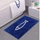 thumbnail image 1 of Alfombrilla de baño de microfibra antideslizante de 40 x 60 cm, absorbente y esponjosa, lavable a máquina, color azul, 1 of 5