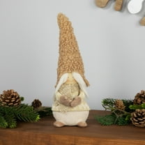 Northlight Standing Gnome Girl with Plush Hat Christmas Figurine - 11.5"