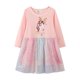 thumbnail image 1 of 2-7T vestidos de princesa de unicornio rosa de manga larga para niñas ropa de algodón de lentejuelas de moda para fiesta de cumpleaños zhangyuxiang unisex, 1 of 2