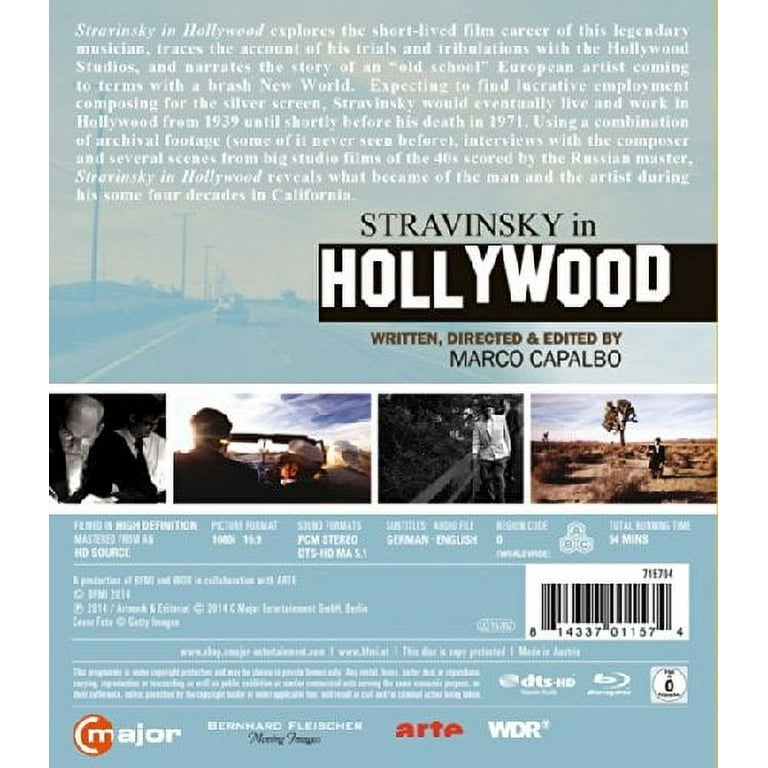 ミュージック Blu-ray Stravinsky in Hollywood  716404  /00110 ミュージック Blu-ray Stravinsky in Hollywood 716404 /00110