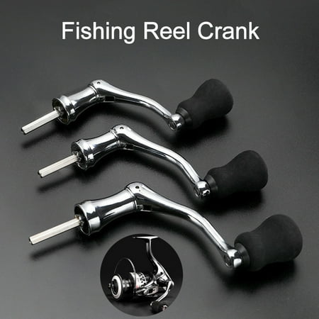 NIBOLOG Foldable Reel Handle Polished EVA Grip Wear Resistant Fishing Reel Grips for Angling