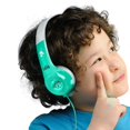 thumbnail image 2 of Funsmile Child's School On-Ear Headphone, Green, 2 of 9