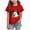 K116-Red, variant on KPVEVIQ Toddler Boy Girl Pumpkin Print Spooky Halloween T-Shirt Short Sleeve Kids Fun Tops