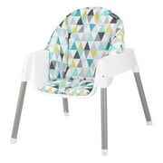 Evenflo Eat and Grow 4-in-1 Convertible High Chair, Prism Triangles