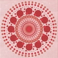 thumbnail image 1 of Ahgly Company Indoor Square Patterned Pink Area Rugs, 5' Square, 1 of 6