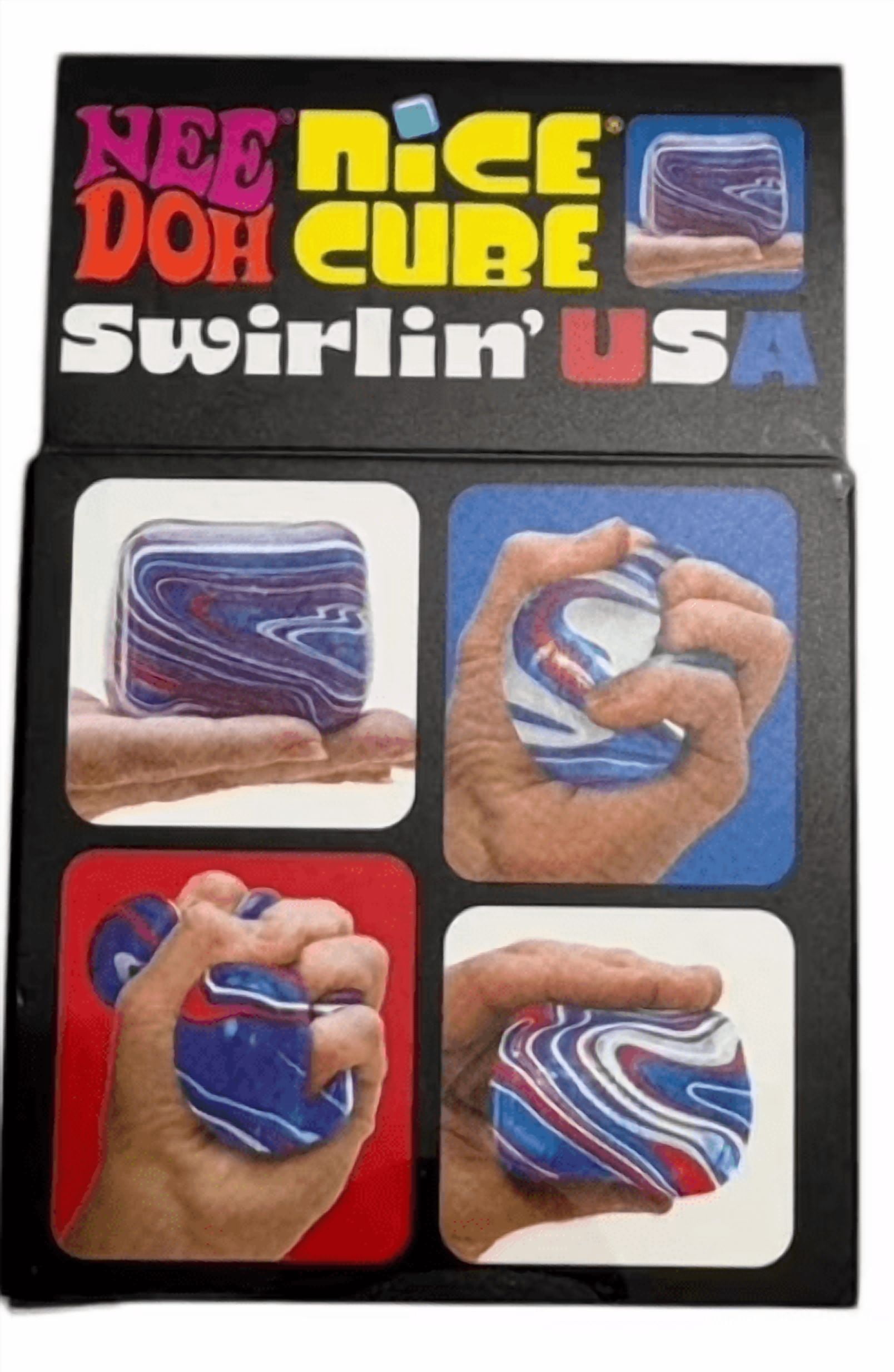 Nee Doh Swirlin Usa Nice Cube 1 pc