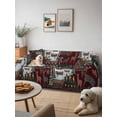 thumbnail image 6 of Western Boho Couch Cover, Farmhouse Country Rustic Chic Wild Nature Cabin Deer Sofa Cover Blanket for 1 Seat Cushion, Sectional Sofa Slipcover Furniture Protector for Living Room Bedroom 71''x91'', 6 of 9