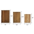 thumbnail image 5 of The Pioneer Woman 3-Piece Mini Acacia Wood Scalloped Cutting Boards Set, 5 of 13