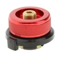 thumbnail image 1 of S SERENABLE Réchaud de Camping Adaptateur de Gaz Butane Convertisseur Cartouche de Carburant pour Long Réservoir Rouge Type B Rouge, 1 of 9