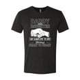 thumbnail image 2 of Wild Bobby,Daddy and Daughter Always Heart to Heart Daddys Girl Father Gift, Father's Day, Men Premium Tri Blend Tees, Vintage Black, X-Large, 2 of 3