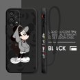 thumbnail image 3 of Disney Mickey Minnie Mouse Phone Case For Samsung A73 A53 A33 A52 A32 A71 A51 A21S A03S A50 A30 5G Liquid Left Rope Funda, 3 of 5