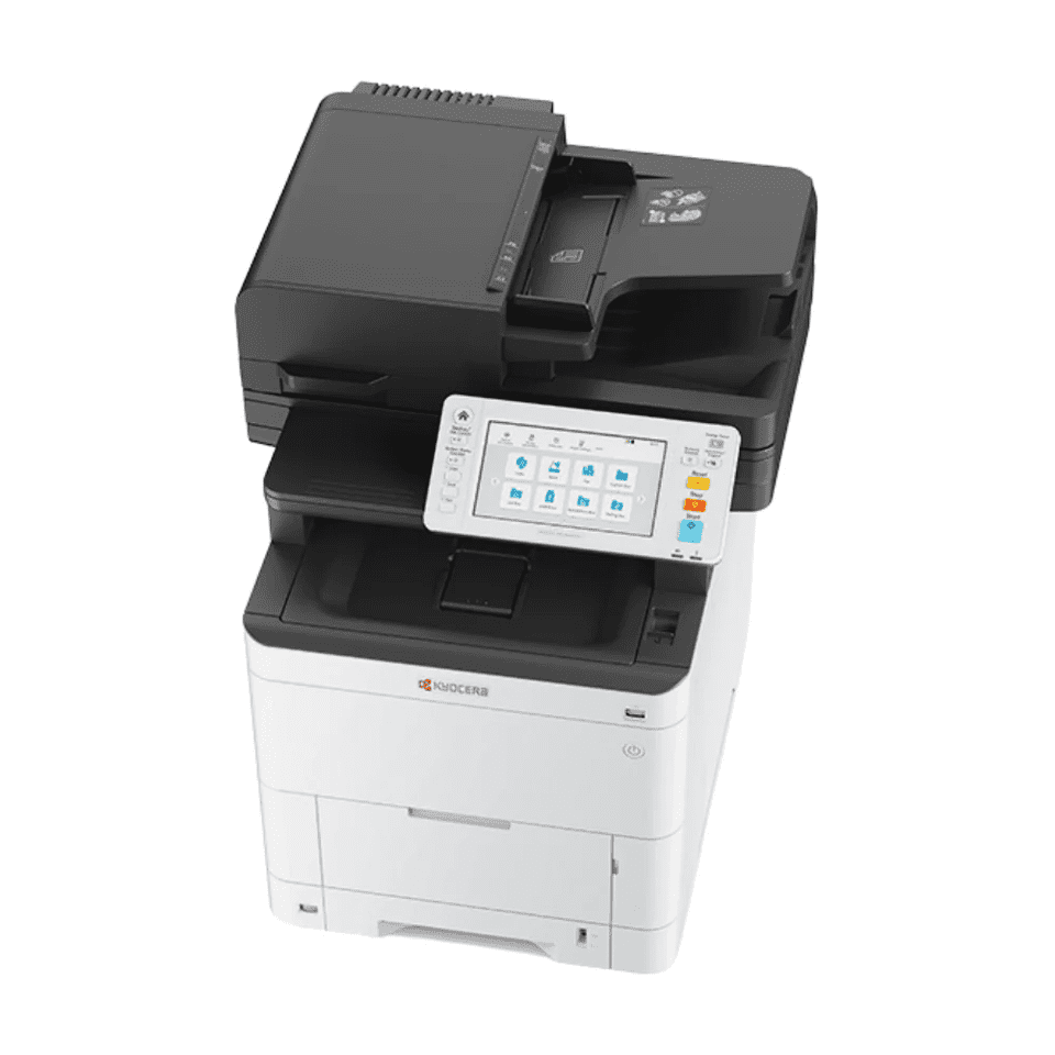 Kyocera ECOSYS MA4000cix A4 Multifunctional Color Laser Printer (Print/Copy/Scan), 42 ppm, 1200 dpi, Gigabit Ethernet & HyPAS Capable, 7 inch Touchscreen Panel, Dual Scan Document Processor