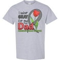 thumbnail image 3 of Inktastic I Wear Gray for My Dad Parkinsons Disease Awareness with Tulip T-Shirt, 3 of 5