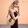 thumbnail image 5 of JASGOOD Women Straw Crossbody Bags Casual Vacation Summer Woven Bag with Inner Pocket Beige, 5 of 11