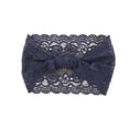 thumbnail image 3 of VV AVEORS Floral Lace Headband for Women Accessories Stretchy Vintage Lace Make Up Headband Hairband Navy One Size, 3 of 6