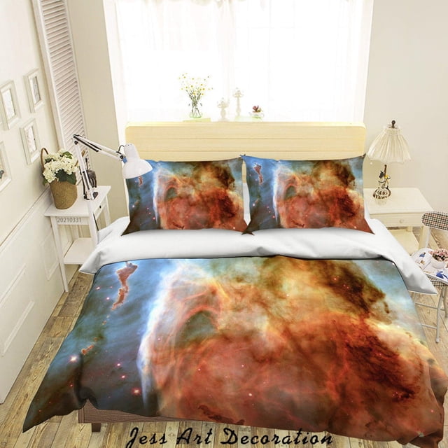3D Abstract Universe Space Quilt Cover Set Bedding Set Duvet Cover Pillowcases