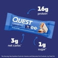 thumbnail image 4 of Quest Crispy Protein Bar, Blueberry Cobbler Flavor, Low Sugar, 4 Count, 4 of 7