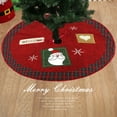 thumbnail image 4 of 60 cm New Christmas tree dress printed tree bottom decoration Christmas supplies ornaments, 4 of 6
