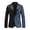 Blue, variant on Blazer for Men Classic Turndown Collar Single Button Suit Jacket Lightweight Long Sleeve Mens Blazer Jacket Unique Patchwork Coat Stylish Wave Glitter Shiny Banquet Party Jacket 2XL