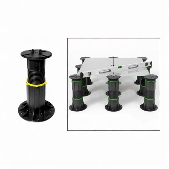 Soporte de equilibrio de suelo, espejo, soporte de paisaje acuático, Base estable, Material de piedra resistente a la intemperie, soporte de Pedestal 240 a 370 mm