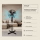thumbnail image 3 of Ventilador de Pedestal Eurogar 16' 3 Velocidades Oscilación Color Negro, 3 of 7