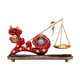 thumbnail image 1 of Escultura de figura de la suerte china, decoración de Año Nuevo chino para la decoración del hogar Rojo, 1 of 9