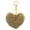 Coffee, variant on Keychain Fluffy Heart Charm Key Ring Artificial Faux Rabbit Fur Keychain Bag Pendant Car Key Decoration Luggage Tag Accessory
