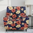 thumbnail image 2 of FOR U DESIGNS Hibiscus Pattern Recliner Chair Covers 4-Pieces Comfortable Chair Covers for Living Room Anti-Dust Furniture Protector Home Decor Accessories, 2 of 8