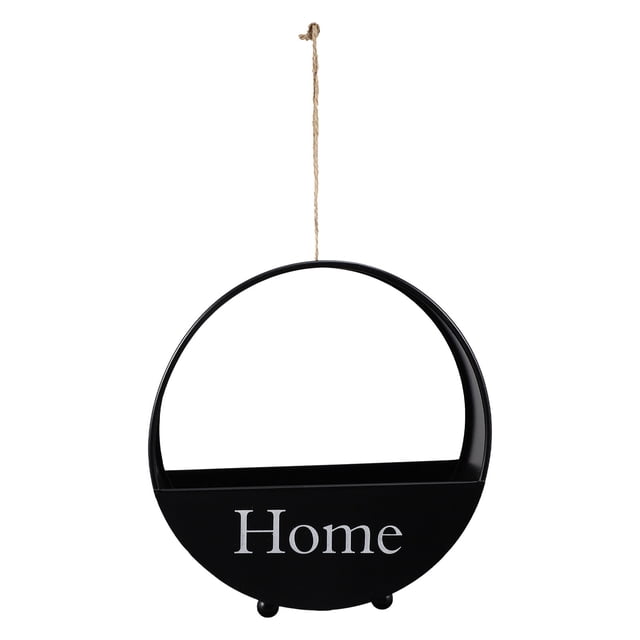 Weiweiguan 1pc Iron Craft Hanging Flowerpot Simple Iron Craft Plant Container Hanging Decor