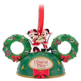 Disney Disneyland 2022 Mickey Pluto Photo Frame Christmas Ornament