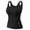 Black, variant on Wancir Built In Bra Padded Tank Tops for Women Winter Thermal Sleeveless Scoop Neck Vest with Shelf Bra