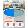 thumbnail image 5 of VEVOR Solar Pool Cover, 24 ft Round Pool Bubble Cover, 8 Mil Pools Solar Blanket with Bubble & PE Material, Daytime Heat Absorption, Nighttime Heat Retention, Heat Retaining Solars Covers, Blue, 5 of 9