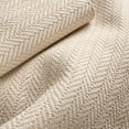 thumbnail image 5 of Dash & Albert Herringbone Handwoven Indoor/Outdoor Rug, 4' x 6', Linen/White, 5 of 7