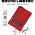 thumbnail image 6 of Mignova for Samsung Galaxy Tab S6 Lite 10.4 inch Case Kids Friendly Heavy Duty Drop Shock Proof Armor Defender for Samsung Tab S6 Lite 10.4 inch 2020 2022 Model SM-P610 P613 P615 T619 (Red+Black), 6 of 6