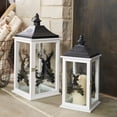 thumbnail image 3 of Home Decorative Merry Christmas Lantern (Set of 2) 17.5"H, 22.75"H Wood, 3 of 3