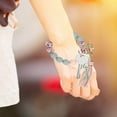 thumbnail image 2 of Silicone Keychain Bracelet Leather Tassel Wristlet Key Ring Bangle Bead Keyring For Women Girls Stylish Fashion Accessory, 2 of 5