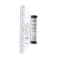 thumbnail image 1 of EeaseCA Multi-purpose Rolling Ruler Plastic Measuring Rolling Ruler for Drawing Design, 1 of 7