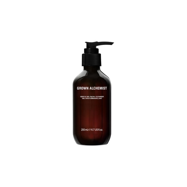 Limpiador facial Grown Alchemist, gel suave, 200 ml, con bergamota