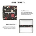 thumbnail image 5 of Kdxio Fly Agaric and Flowers Print Tissue Box Cover,Square Decorative PU Leather Facial Paper Case Organizer Holder Dispenser for Bathroom,Night Stands,Desk,Car 5.2''X5.2''X5.2'', 5 of 8
