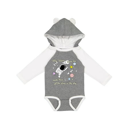 

Inktastic My Nana Loves Me Gift Baby Boy or Baby Girl Long Sleeve Bodysuit