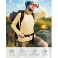 thumbnail image 3 of Roadbox Mens UPF 50+ UV Sun Protection Shirts Outdoor Long Sleeve SPF Rash Guard for Fishing Hiking Swimming Running, 3 of 5