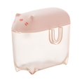 thumbnail image 2 of Tabletop Data Cable Wire Storage Tabletop Data Box with Lid Power Cord Mobile Phone Organizer Dust-proof Charger Sorting for Household Pink, 2 of 9