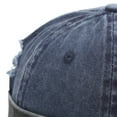 thumbnail image 6 of Limei Men Casual Docker Cap Rolled Cuff Adjustable Retro Beanie Brimless Hat Cap (Navy Blue), 6 of 7