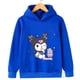 thumbnail image 3 of Sudadera casual de calle kawaii con dibujos animados de Hello Kitty Kuromi para niños y niñas de 3 a 14 años, sudadera con capucha deportiva para exteriores para niños, 3 of 5