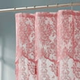 thumbnail image 3 of Warm Home Designs Pink Lace Shower Curtain 72 W x 72 L Inches with Attached Valance & Tassels. LA Pink 72, 3 of 5