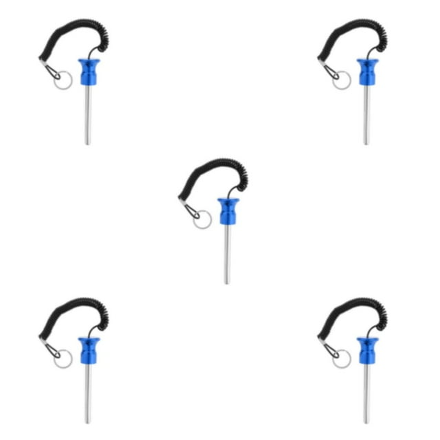 Wweixi Magnetic Weight Stack Pin with Pull Rope Reliable and Sturdy Replacement Parts Blue 10x105mm 5Set