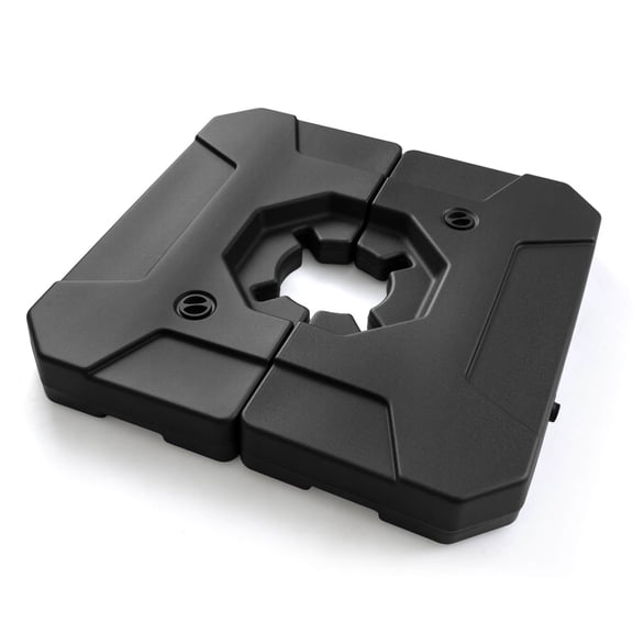 Costway 274 LBS Cantilever Patio Umbrella Base with Handles, Weighted Base for Outdoor